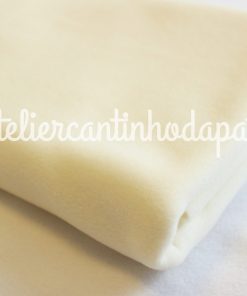 Tecido Microsoft Creme
