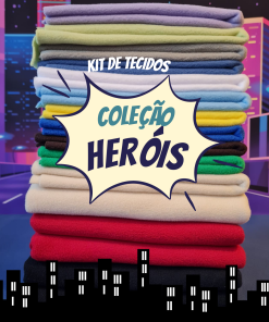 Kit de Tecidos Coleção Heróis