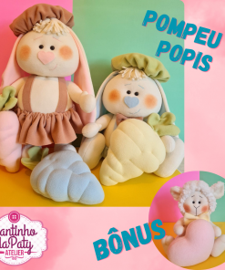 Projeto Digital Coelhos Pompeu e Popis + Brinde